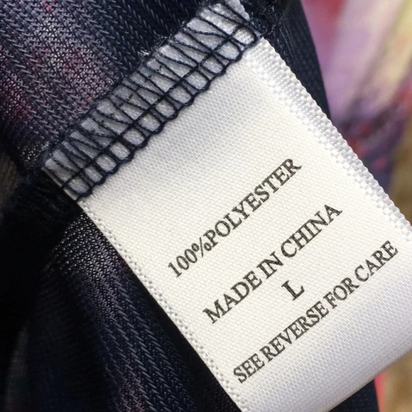 Dirty Ballerina Blue Multi Watercolor Print Drape Back Maxi Dress - Picture 6 of 6